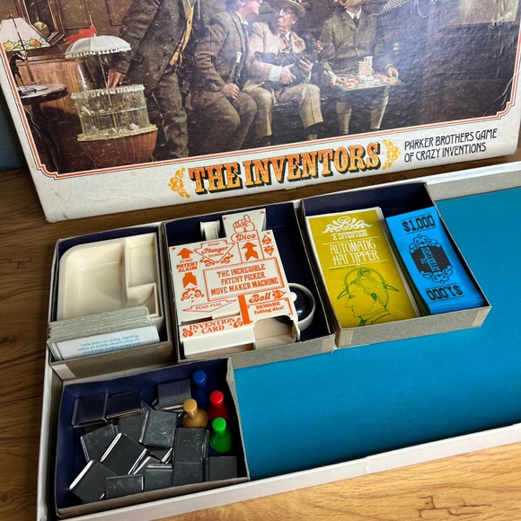 Parker Brothers Other - The Inventors Board Game 1974 Parker Brothers